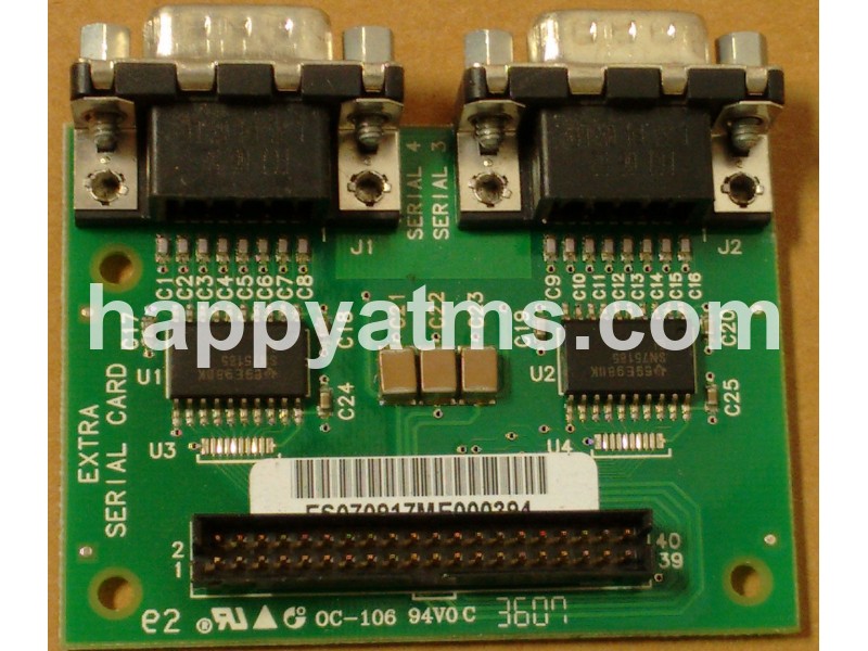 NCR ATM EXTRA SERIAL CARD PN: 445-0709205, 4450709205 PC Core image