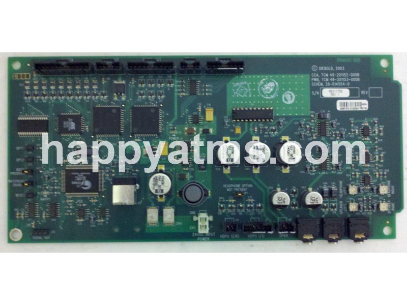 Diebold OPTEVA CCA,TCM3 PN: 49-201152-000D, 49201152000D Dispensers image