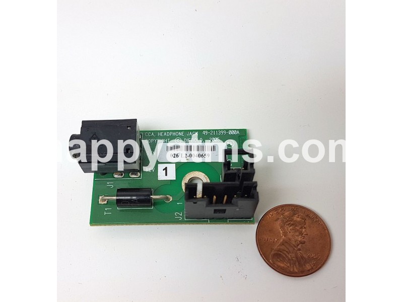 Diebold CCA,STEREO HEADPHONE JACK PN: 49-211399-000A, 49211399000A Cabinetry / Fascia image