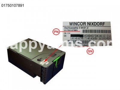 Wincor Nixdorf value cassette 3 SK21.2 PN: 01750107891, 1750107891 Cassettes image
