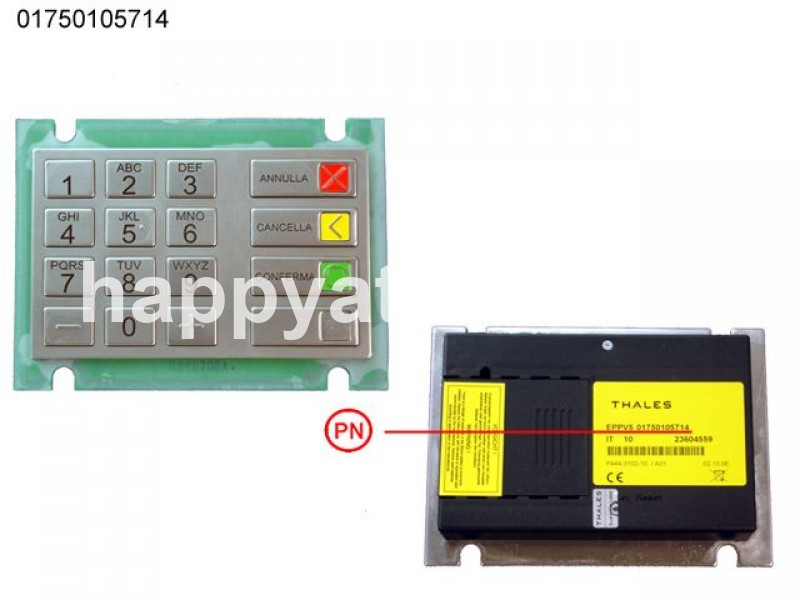 Wincor Nixdorf Keyboard V5 EPP ITA CES PN: 01750105714, 1750105714 Keyboards image