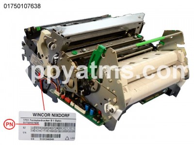 Wincor Nixdorf TP01 form printer B 1 paperstock PN: 01750107638, 1750107638