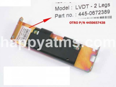 NEW NCR LVDT Sensor Assembly (New Style) 2 Roller PN: 445-0657438, 4450657438 Other ATM Spare Parts image