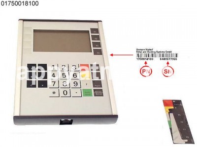 Wincor Nixdorf OPERATOR PANEL V.24 WITH BACKLIGHT PN: 01750018100, 1750018100 Displays, Keyboards image