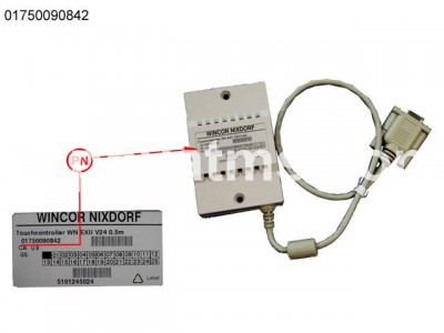 Wincor Nixdorf Touchcontroller WN EXII V24 0.5m PN: 01750090842, 1750090842 Displays image