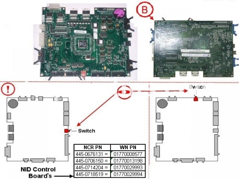 NCR 5886 DISPENSER BOARD NID PN: 445-0706150, 4450706150 Dispensers image