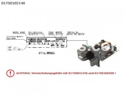 Wincor Nixdorf Card Handling Dev. DIP Hybrid USB ICM330 ICM330-3R1593 IFM330-0300 PN: 01750102140, 1750102140 Card Readers image