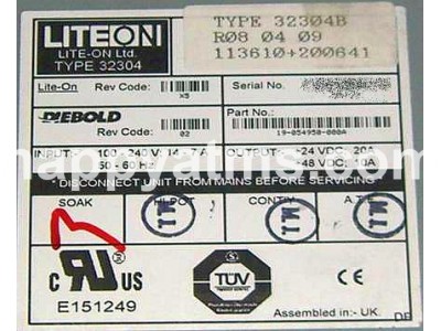 Diebold PWR SPLY,SWTCR,MULTVOLT,W 960 PN: 19-054950-000A, 19054950000A Power Supplies image