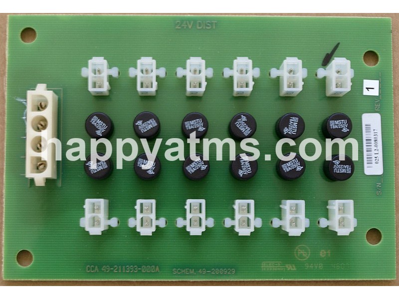 Diebold OPTEVA 24V DIST CCA PN: 49-211393-000A, 49211393000A Other Parts image