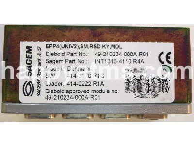 Diebold EPP4 KEYBOARD ITALIAN PN: 49-210234-000A, 49210234000A Keyboards image