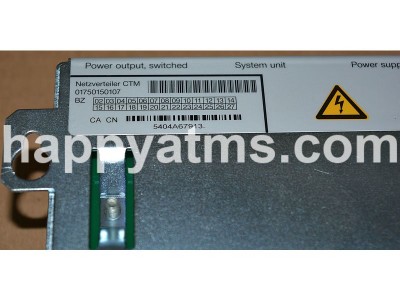 Wincor Nixdorf POWER DISTRIBUTOR PN: 01750150107, 1750150107 Power Supplies image