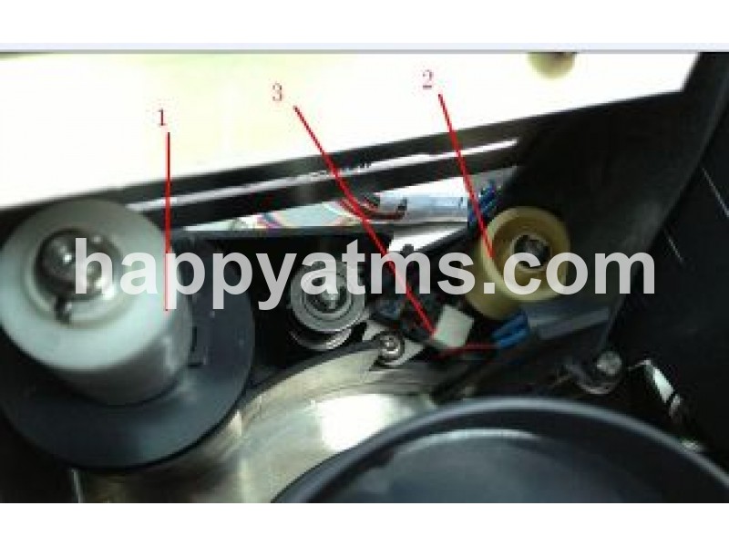 AS NEW Wincor Nixdorf CCDM WHITE ROLLER (SPARE PART 1) 1750108278 Wincor Nixdorf Escrow 2 CCDM image