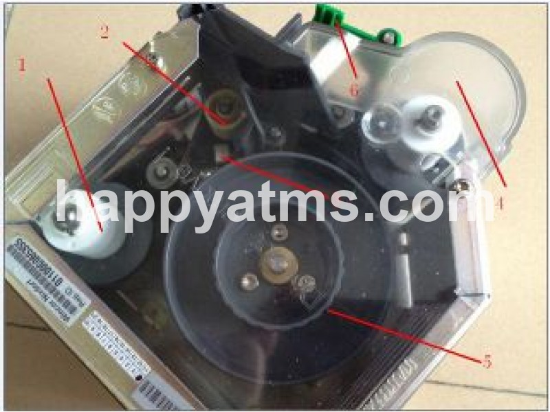 AS NEW Wincor Nixdorf CCDM BIG GREY ROLLER (SPARE PART 5) 1750108278 Wincor Nixdorf Escrow 2 CCDM image