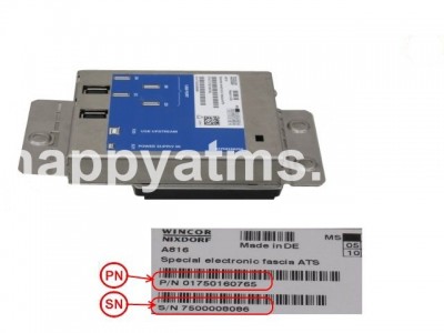 Wincor Nixdorf Special electronic fascia ATS PN: 01750160765, 1750160765