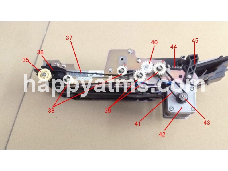 AS NEW Wincor Nixdorf CCDM 01750108714 / 01750079819 MATAL GEAR (SPARE PART 43) 1750108714 / 1750079819 Wincor Nixdorf CCDM Chassis image