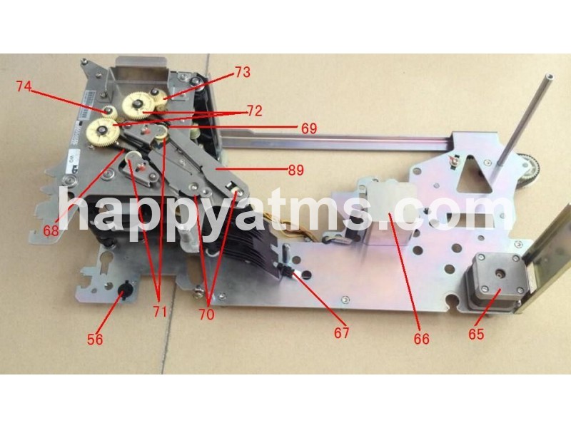 AS NEW Wincor Nixdorf CCDM 01750108714 / 01750079819 BELT (SPARE PART 68) 1750108714 / 1750079819 Wincor Nixdorf CCDM Chassis image