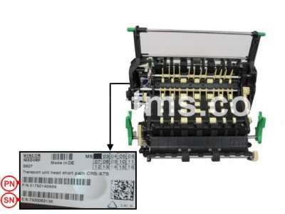 Wincor Nixdorf transport unit head short path CRS/ATS PN: 01750140999, 1750140999