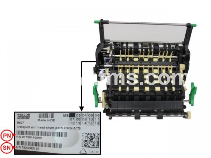 Wincor Nixdorf transport unit head short path CRS/ATS PN: 01750140999, 1750140999 Dispensers image
