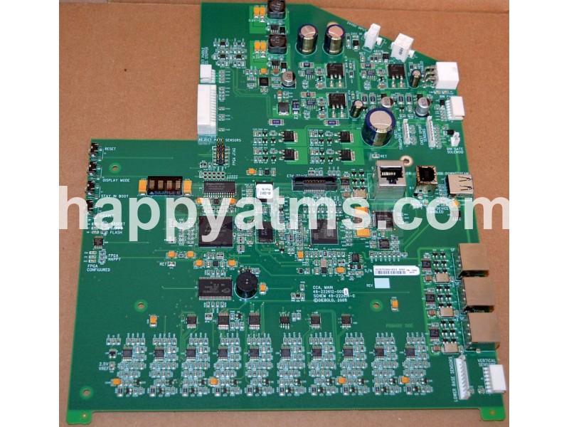 Diebold CCA ENA PCB MAIN CONTROL BOARD PN: 49-222612-000F, 49222612000F Dispensers image