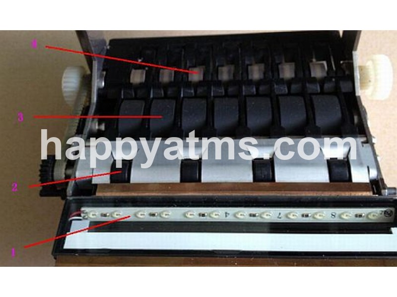 AS NEW Wincor Nixdorf CCE LINE-XSA rubber shaft (SPARE PART 03) 1750195517 Wincor Nixdorf CCE LINE-XSA CCDM image