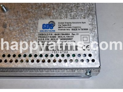 Diebold 10.4" SERVICE DISPLAY PN: 49-201784-000A, 49201784000A Displays image