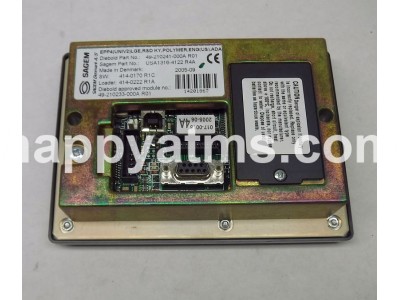 Diebold EPP4 UNIV2, LGE, RSD KY, POLYMER, ENG(US), ADA KEYBOARD PN: 49-210241-000A, 49210241000A Keyboards image