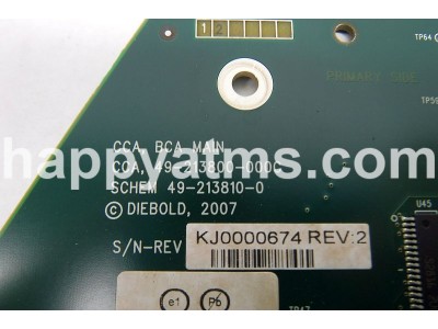 Diebold CCA, BCA MAIN PN: 49-213800-000C, 49213800000C Dispensers image