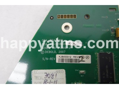 Diebold CCA, BCA MAIN PN: 49-213800-000D, 49213800000D Dispensers image