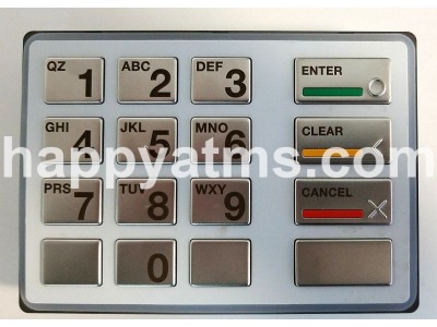Diebold KEYBOARD EPP5 PCI. LGE ST STL PN: 49-216681-768E, 49216681768E