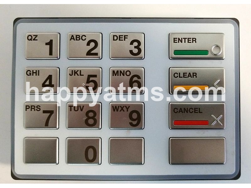 Diebold KEYBOARD EPP5 PCI. LGE ST STL PN: 49-216681-768E, 49216681768E Keyboards image