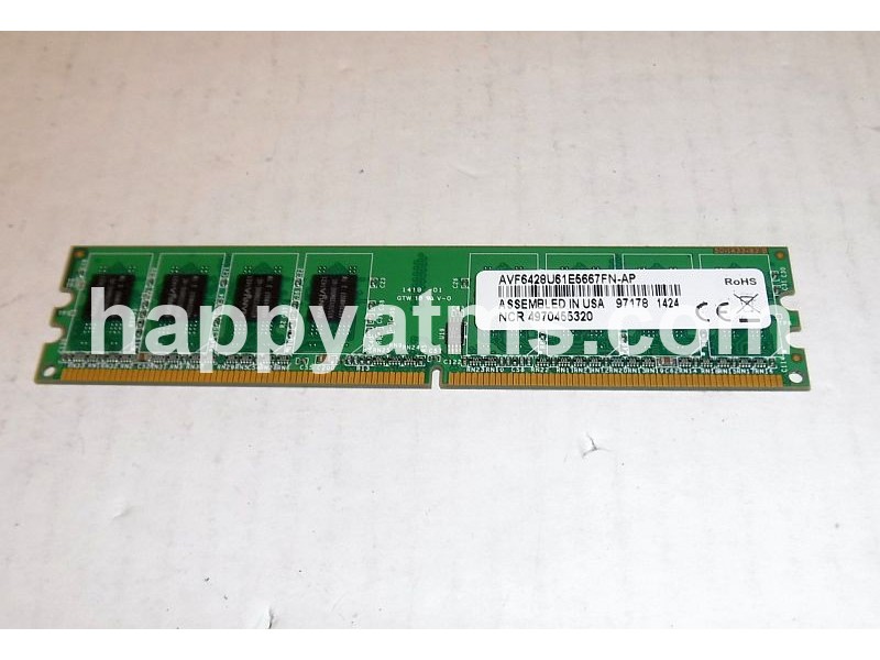 NCR 1GB PC2-5300 DDR2-667MHz non-ECC Unbuffered CL5 240-Pin DIMM PN: 497-0455320, 4970455320 PC Core image