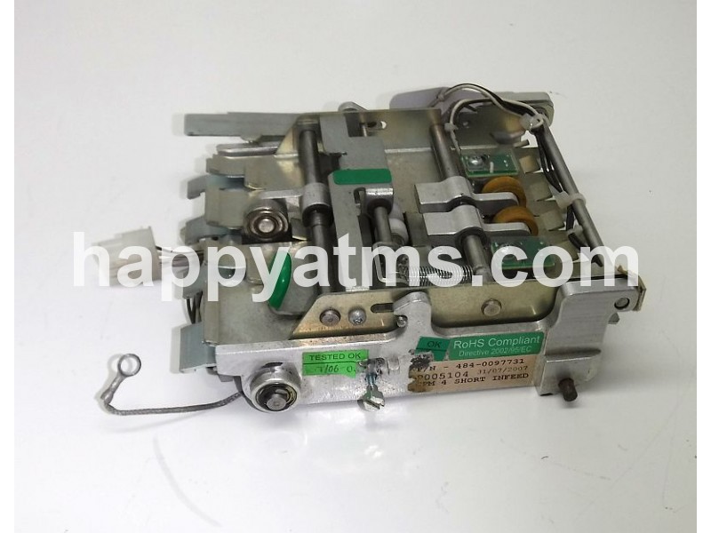 NCR CPM4 SHORT INFEED ASSEMBLY PN: 484-0097731, 4840097731 Deposit Modules image