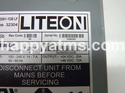 Diebold PWR SPLY,SWTCR,MULTVOLT,W 960 PN: 19-054950-000B, 19054950000B Power Supplies image