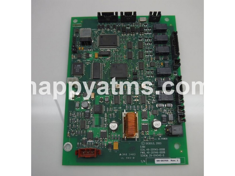 Diebold PCB CCA ENHANCED ALARM I/F PN: 49-201145-000B, 49201145000B Dispensers image