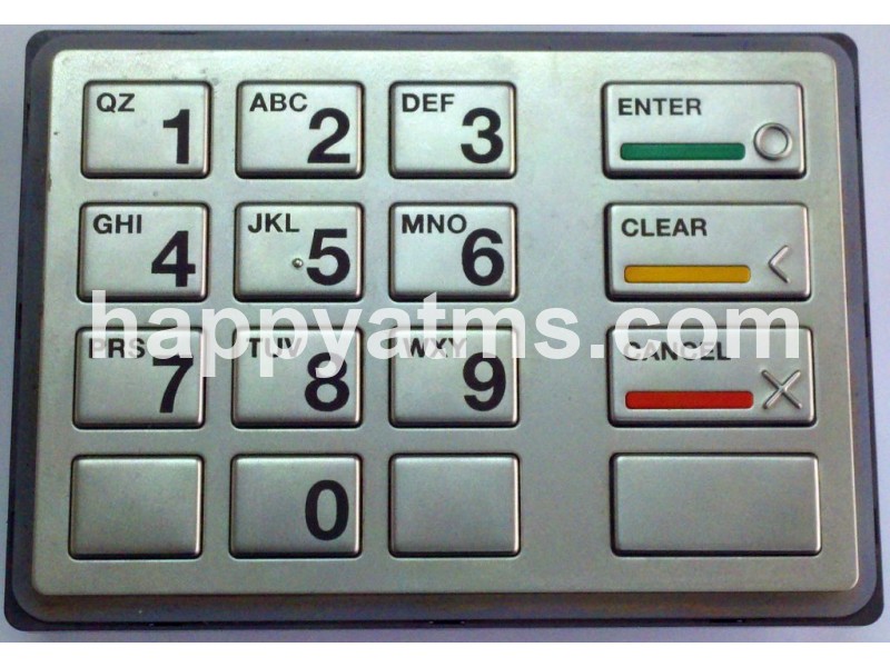 Diebold EPP5 (BSC), LGE, ST STL, ENG(US) EPP KEYBOARD PN: 49-216680-768E, 49216680768E Keyboards image