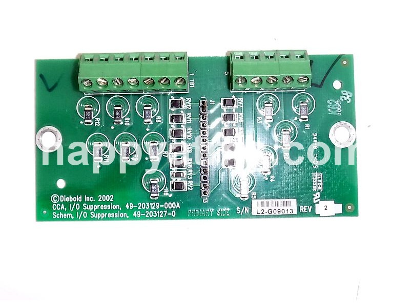 Diebold CCA, IO SUPPRESSION PN: 49-203129-000A, 49203129000A Power Supplies image