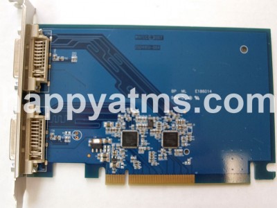 AS NEW Diebold PCI- E DUAL DVI VIDEO CARD PN: 39-017439-000A, 39017439000A