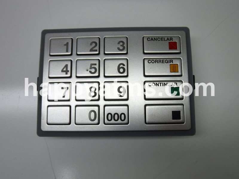Diebold EPP7 (BSC),LGE,STSTL,HTR,SPA(MX),NUM,000 KEYBOARD PN: 00-155797-755A, 155797755A, 00155797755A Keyboards image