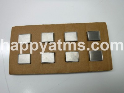 AS NEW Diebold KEYTOP SET,8 KEY, OPN,ST STL,BLANK PN: 00-104061-000A, 104061000A, 00104061000A