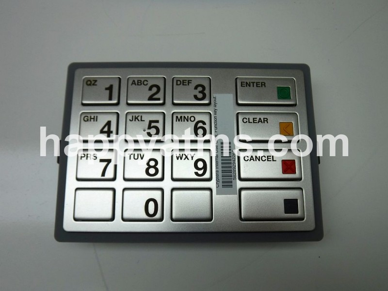 AS NEW Diebold EPP7,(BSC), LGE, ST STL,HTR, TEST, CERTIFICATE PN: 49-249450-796A, 49249450796A Keyboards image