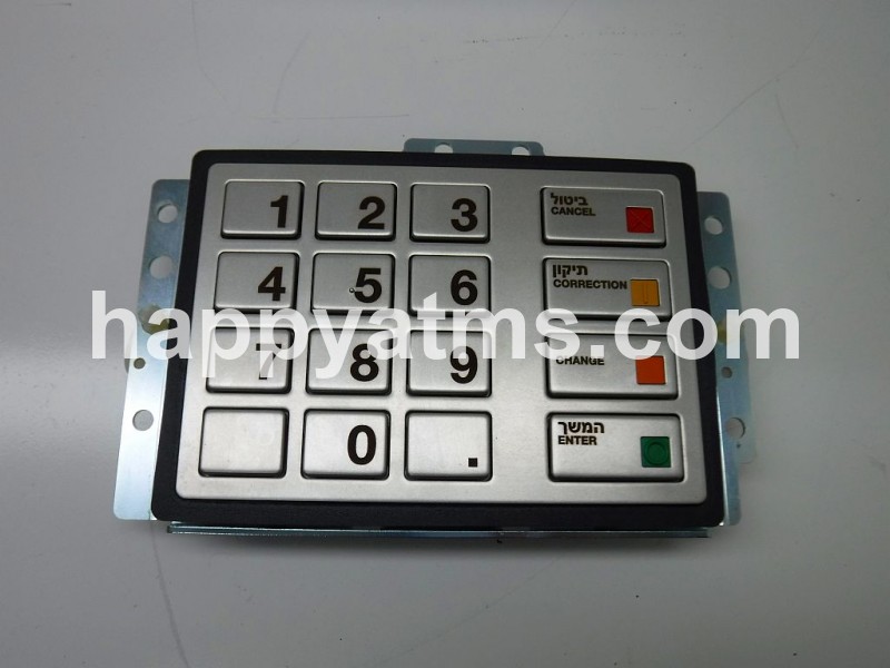 Diebold EPP7 (PCI-PLUS),LGE,STSTL,HTR, HEB, NUM, DE PN: 00-155797-732B, 155797732B, 00155797732B Keyboards image