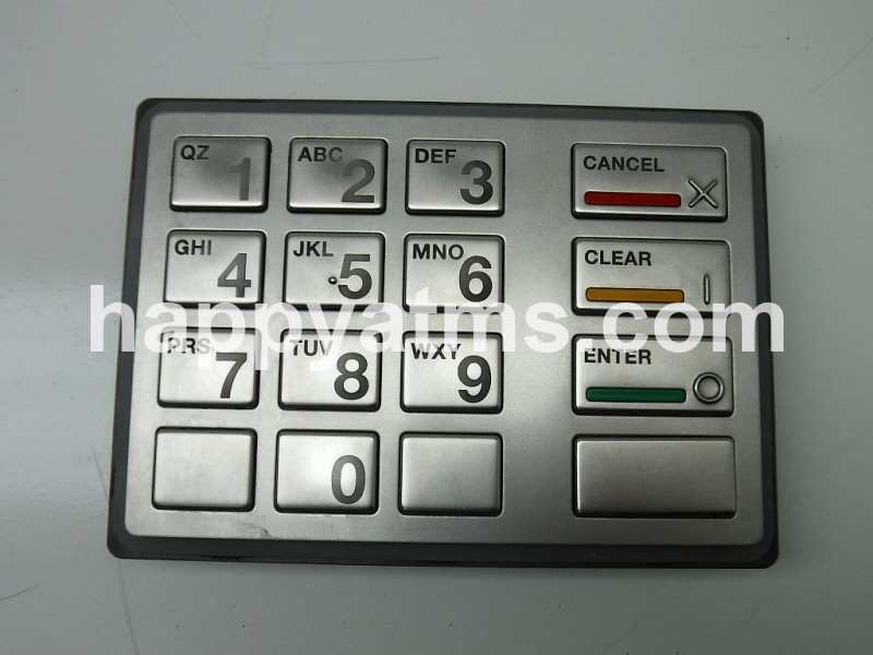 Diebold EPP5 (BSC), LGE, ST STL, ENG(AU), QZ1, BLANK, XI,I,O,_ PN: 49-216680-707E, 49216680707E Keyboards image