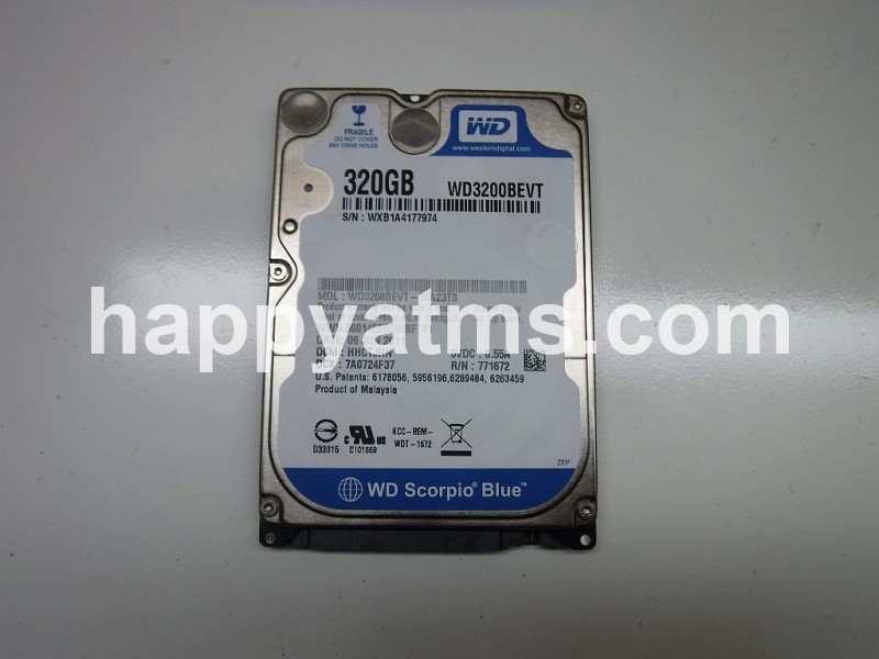 Western Digital 320GB 5400 RPM 8MB Cache SATA 3.0Gb/s 2.5 PN: WD3200BEVT PC Core image