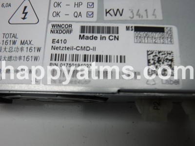 Wincor Nixdorf Power Supply CMD II PN: 01750194023, 1750194023 Power Supplies image