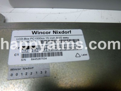 Wincor Nixdorf LCD Box PC1500co 15in LQ150X1LX99 assy. PN: 01750182013, 1750182013 Displays image