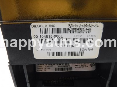 Diebold COIN, COMPACT HOPPER SBB PN: 00-104815-000L, 104815000L, 00104815000L Other Parts image