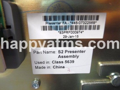 NCR S2 PRESENTER F/A PN: 445-0732256, 4450732256 Dispensers image