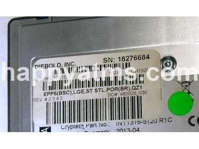 Diebold EPP5 BSC POR/BR QZ1 PN: 49-216680-741E, 49216680741E Keyboards image