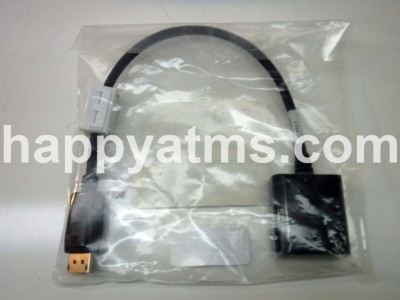 AS NEW NCR DISPLAY PORT TO DVI-D FEMALE ADAPTOR ASSEMBLY PN: 445-0769630, 4450769630 Cables image