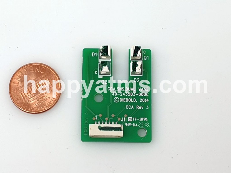 DIEBOLD CCA,SNS,DUAL VANE PN: 49-243503-000C, 49243503000C Deposit Modules image